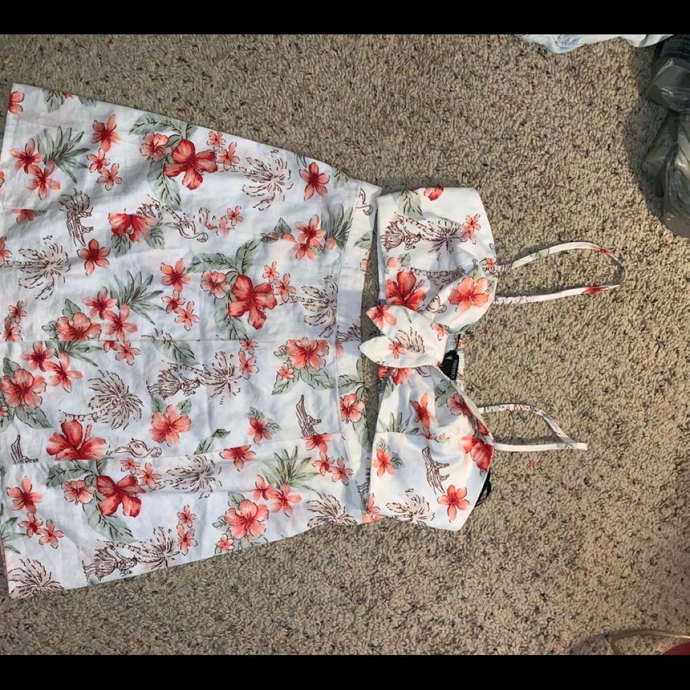 Floral Two Piece Set.